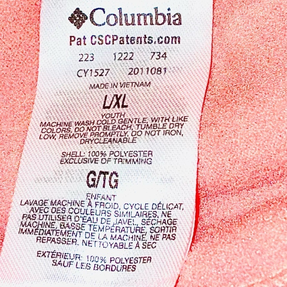 Columbia Youth Peach Fleece Beanie L/XL NWT - Picture 4 of 7